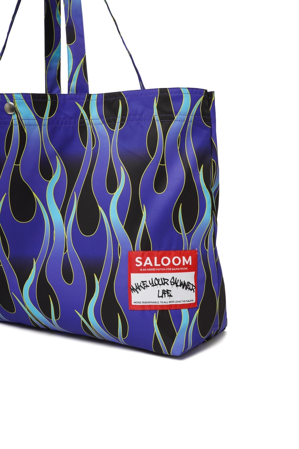 MAYO × SALOOM Fire Patterned Sauna Bag BLUE