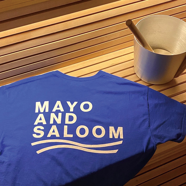 SALOOM × MAYO SWET IT OUT Tee - Blue