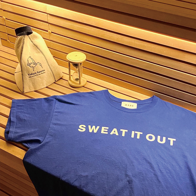 SALOOM × MAYO SWET IT OUT Tee - Blue