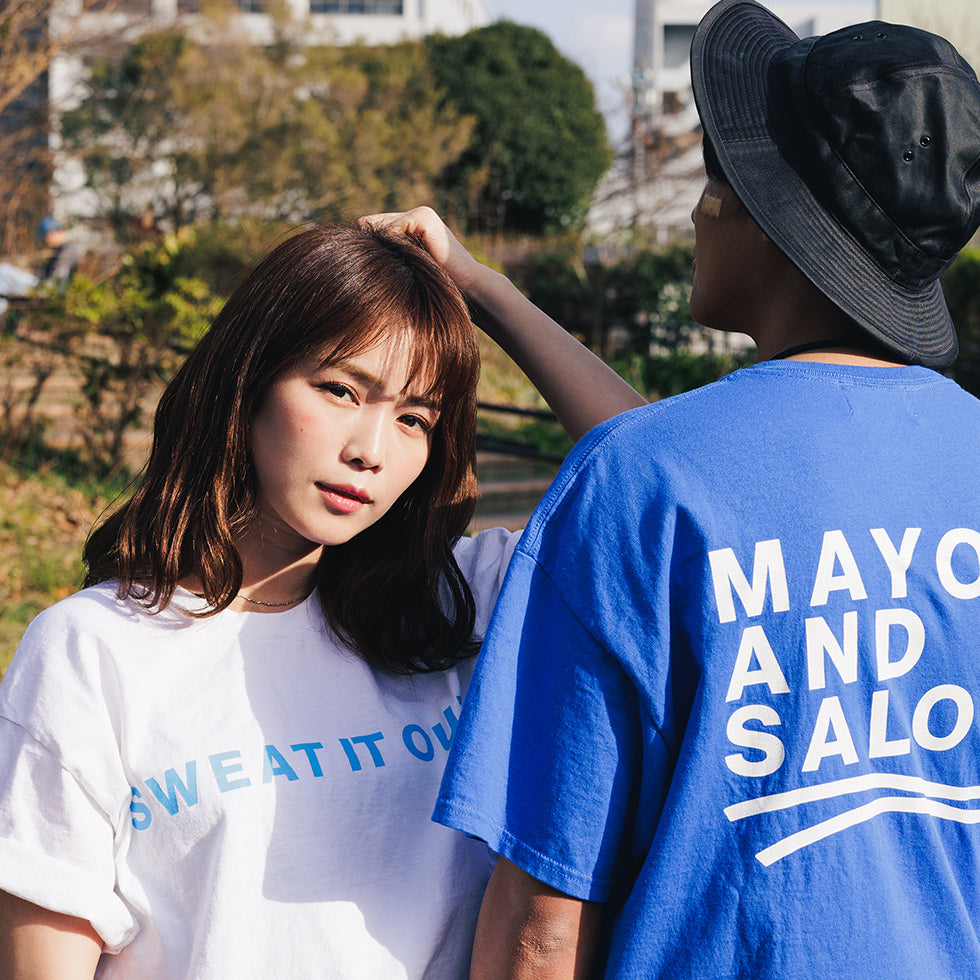 SALOOM × MAYO SWET IT OUT Tee - White